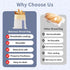 2 Pack Reusable Beeswax Bread Bags for Sourdough & Homemade Bread, Cotton Waxed Bags Keeps Fresh Longer XL Food Storage