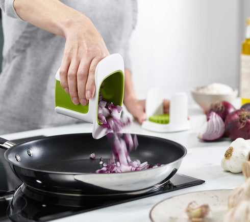 Joseph Joseph ChopCup Vegetable Dicer with Sharp Blades - White