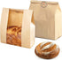 10 Pack Large Paper Bread Bags for Homemade Sourdough Loaves with Window for Gift Giving, 13.7x8.2x3.5 inch