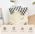 2 Pack 24x24 Inch Wolkemer Small Square Tablecloth Farmhouse Checkered Black and White Gingham Nightstand Table Cloth