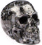 Skullis 2.0" Gabbro Crystal Skull - Hand Carved Gemstone Fine Art Sculpture, Reiki Healing Stone Statue