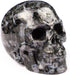 Skullis 2.0" Gabbro Crystal Skull - Hand Carved Gemstone Fine Art Sculpture, Reiki Healing Stone Statue