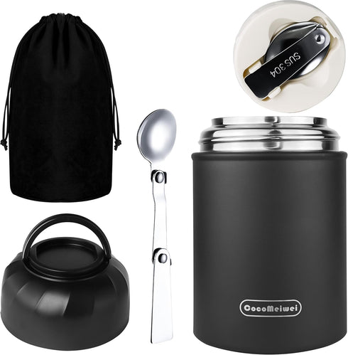 Thermo for Hot Food & Drinks, Thermo Lunch Box, 17oz Vacuum Insulated