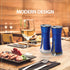 Blue Salt and Pepper Shakers Set by Aelga, Blue Kitchen Accessories, Decor for Kitchen, Restaurants, BBQ