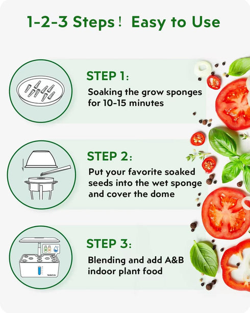 166pcs GARDENCUBE Hydroponic Pods Kit: Compatible with Aerogarden Grow Anything Herb Kits - Includes Grow Sponges Grow