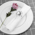 VORCOOL 12pcs Napkin Rings, Napkin Holders for Wedding Banquet Dinner Decoration (Silver)