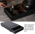 Coffee Knock Box Drawer - Stainless Steel Coffee Powder Box with Removable Rubber Strike Wood Pole and Non-Slip Base