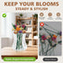 Xykzra Set Vase for Lego Flowers Bouquet Upgraded, Acrylic Display Holder Compatible with Lego Botanical Collections