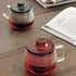 KINTO 22914 UNITEA Unimag Heat Resistant Glass, 11.8 fl oz (350 ml), Wine Red