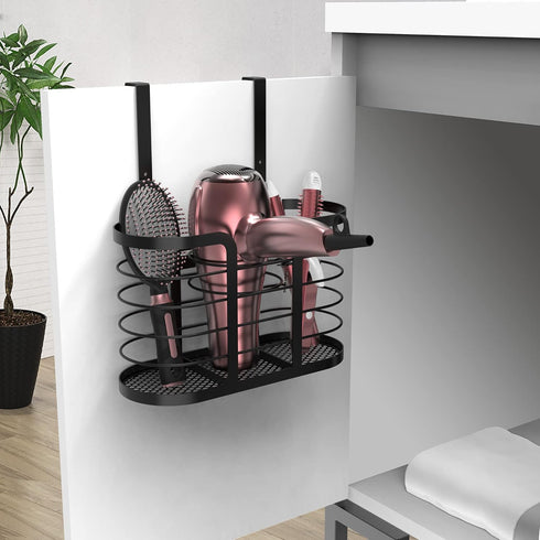 YIGII Hair Tool Organizer, Dryer Holder for Bathroom Care & Styling Tools Storage Basket