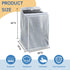 Washer and Dryer Covers - Washing Machine Cover for Top Load and Front Load - Waterproof and Dustproof with Smooth Zipper - 29 x 28 x 43 Inches (Frosted)