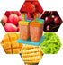 Ozera Set of 6 Reusable Popsicle Molds - Easy Release Ice Pop Maker with Funnel & Cleaning Brush