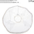 MECCANIXITY Electric Fan Dust Cover 16 Inch Lace Decor Washable Dustproof Guard Mesh Net for Protection, White Pack of 3