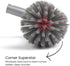 Coast & Kee 10-Rows Swimming Pool Brush Head for Inground & Above Ground Pools | of Nylon Bristles Heavy-Duty Aluminum