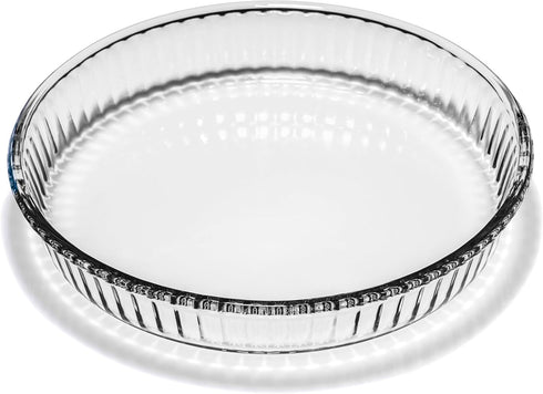 Red Co. Round Clear Glass Casserole Baking Dish, Oven Basics Bakeware, 1.8 Quart