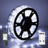 50FT 360 LED Waterproof Rope Lights Outside with Remote, 8 Modes and