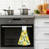 Boccsty Lemon Hanging Kitchen Towels, 2 Pieces Summer Lime Tree Branch Dish Cloth Tie Towels for Bathroom & Home