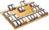 Spice Drawer Organzier,4 Tiers- 8Pcs Bamboo Spice Rack Tray Insert for Cabinet