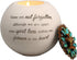 Pavilion Gift Company 19093 4-Inch Terra Cotta Candle Holder, Forever in My Heart, White
