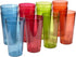 US Acrylic Café Plastic Reusable Tumblers, Set of 12, 32-ounce Iced-Tea Cups, BPA-free
