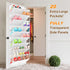 20-30 Closet, 10-Tier UVIAHOMI Pairs Over the Door Shoe Organizer, Clear Pockets Hanging Shoe Storage for Door Shoes