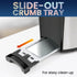 Elite Gourmet ECT2428 Extra Wide 1.25” Slot 2-Slice Toaster, 6 Toast Settings, Cancel, Defrost, Stainless Steel