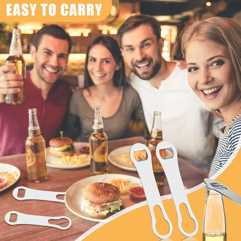 2 Pieces V Rod Bottle Opener and Pour Spout Remover, Stainless Steel for Bartenders and Home Kitchen