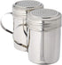 Stainless Steel Versatile Dredge Shaker Set of 2, 10 Oz. Each, Salt, Sugar