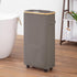 Vincona Laundry Basket with Wheels, Tall Dirty Clothes Hamper on Wheels, Rolling Laundry Hamper with lid for Dorm