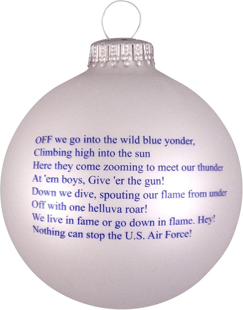 Christmas Tree Ornaments Made in The USA, 80mm / 3.25" Collectible Glass Balls, Handmade Holiday Decoration