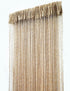 ave split Decorative Door String Curtain, Wall Panel Fringe, Window Room Divider, 100x200cm, Champagne