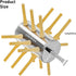 YardYield 18 Chicken Plucker Drill Attachments Fingers Chicken Feather Plucker Machine Stainless Steel Drill Chicken