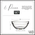 Vikko 3.5" Small Glass Bowls: Clear Bowls - Mise En Place Bowls - Glass Prep Bowls For Cooking - Sauce, Snack, Dessert & Dip Bowls - Glass Bowls for Kitchen - Pinch Bowl Set of 6 by Vikko