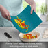 Cut N’ Funnel Cosmo 3 Pack Thick Multi-Color Multi-Size Plastic Cutting Board Mats Made in the USA BPA & PVC Free Plastic