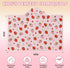 JOPJOLIW 30" 50", Cozy Strawberry Hooded Towel for Kids,Cute Pink Hooded Blanket for Toddlers X Warm Wearable Bath