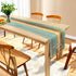 72 Inches 13x72 Inches Farmhouse Table Runner, Long, Blue Brown Teal Green, Grateful Thankful Wood Rustic Retro