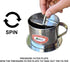 AMT 6.5 OZ Vietnamese Coffee Maker, 2-3 Servings Phin, Screw Down Dripper for Vietnamese Style at Home (6.5 OZ - Handle)