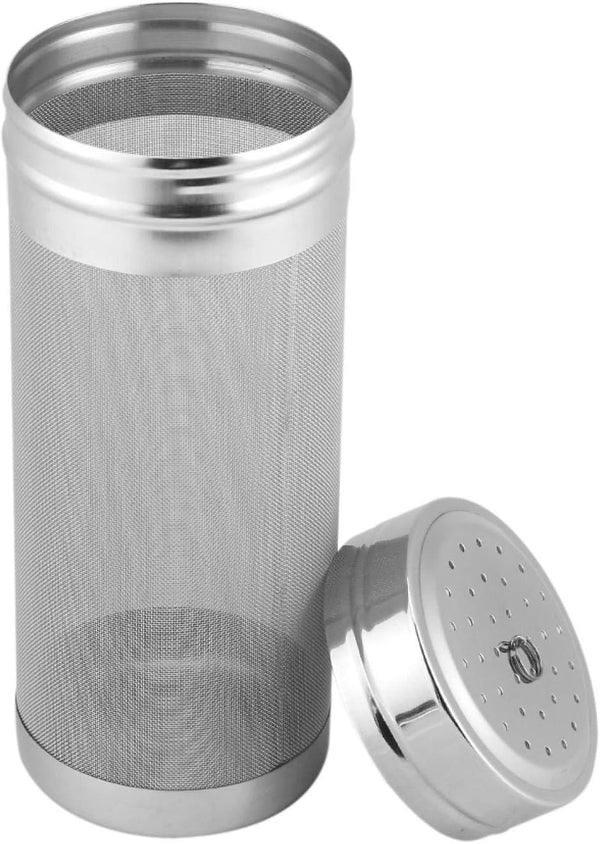 Beer Hop Filter, Brewing Dry Basket Hopper Strainer for Homebrew Hops, Stainless Steel 300 Micron Mesh Kegs Accessories