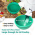 (5 Pack-Green) Large Automatic Chicken Waterer Cups, Chicken Water Feeder Suitable for Chicks, Duck, Goose, Turkey