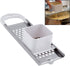 Stainless Steel Spaetzle Maker for Noodle Dumpling with Safety Pusher
