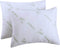 2 Pack Waterproof Viscose Bamboo Pillow Protectors - Zippered Case Queen 20x30 Inches - Natural Cooling Noiseless