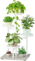 iDavosic.ly 4 Tier Plant Stand Indoor, Tiered Corner Flower Holder Shelf Outdoor,
