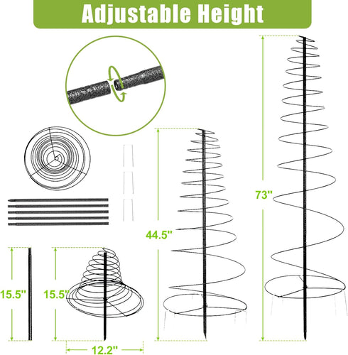 HOME RIGHT Indoor,48inch Trellis for Climbing Plants Outdoor or Tall Garden Trellis for Climbing Plants,Metal Plants