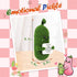 Hoedia Emotional Pickle Small Mothers Day Easter Gifts for Women Men Her Him, Crochet Cucumber Cute Funny Inspirational