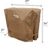 80-Qt Permasteel Universal Cooler Cover for Large Outdoor Patio Cooler Cart, Weatherproof, Waterproof, UV-Resistant
