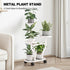 3 3 Plant Stand with Wheels Tier Metal Plant Holder Corner Flower Shelf for Multiple Plants Display Rack for Bedroom