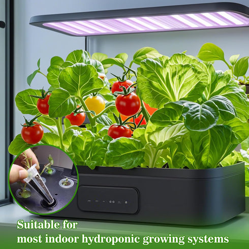 100 Doter pcs Grow Sponges for Hydroponics Compatible with AeroGarden, Hydroponics Growing System Pods, General