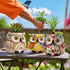 Midcentury Modern Decor Owl Planter, Bird Figurine Succulent Plant Pots for Plants, Small Sculptures Statue Flower Pot
