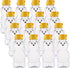 Bekith 16 Pack 8 Fluid Oz Plastic Bear Honey Bottle Jars, Honey