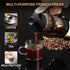 PARACITY French Press Coffee/Tea Maker, 11.8OZ Mini Press with 304 Stainless Steel Filter & Heat Resistant Glass